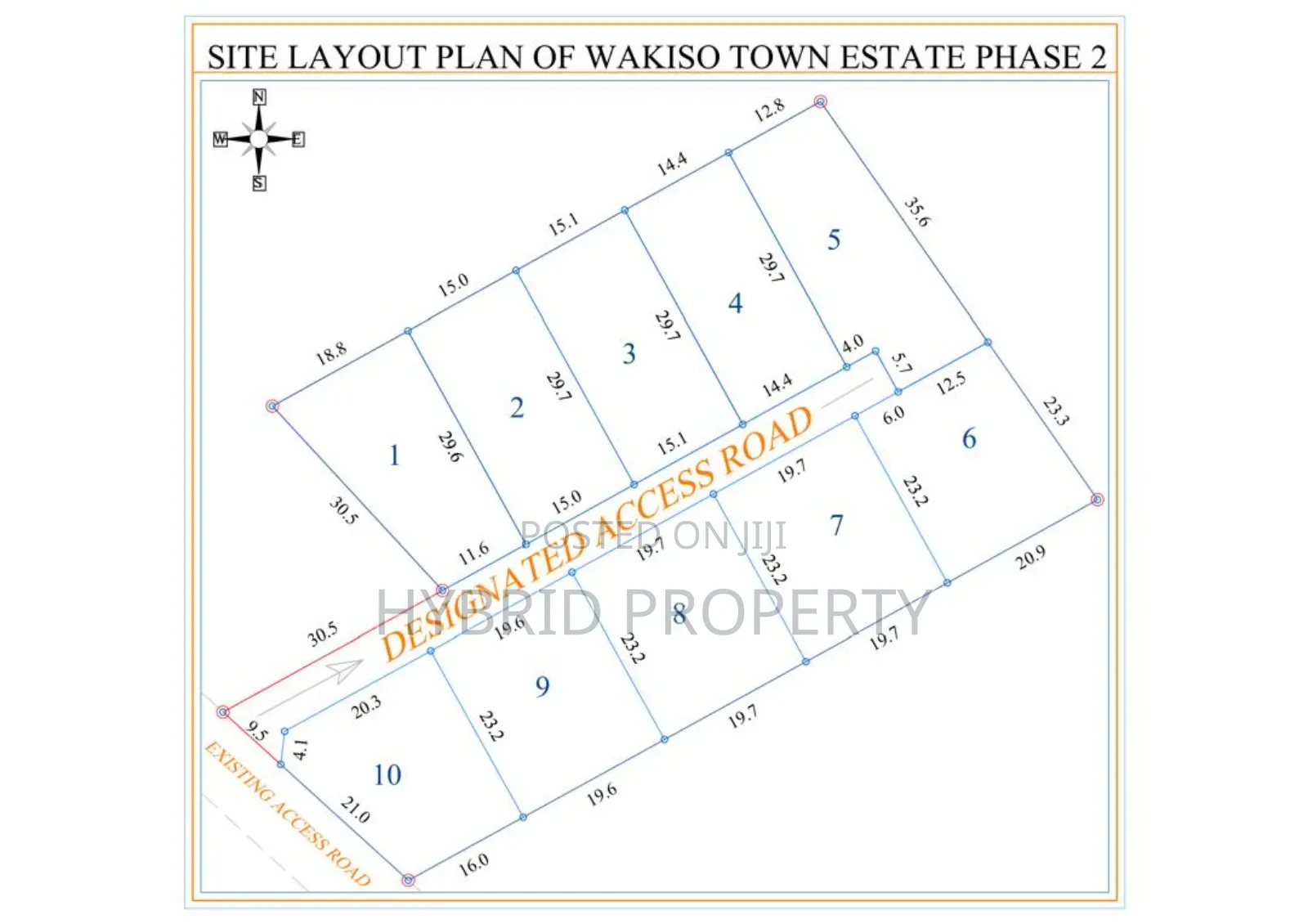 Prime Plots for Sale at Wakiso Town Bulabakulu Modern View Land Estate