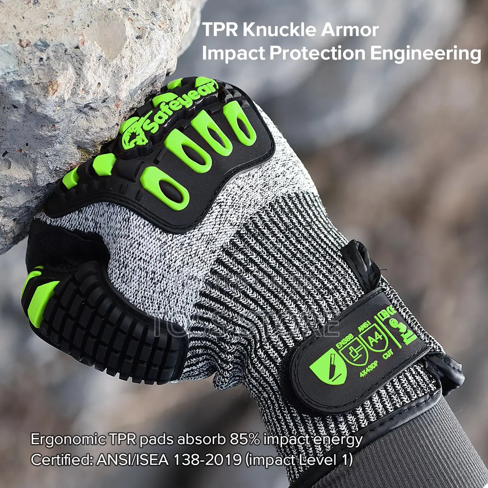 Impact Resistance Gloves- Safeyear