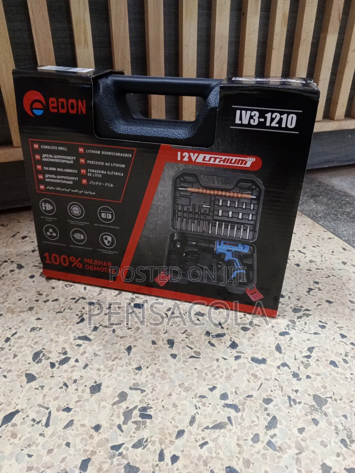 12 Volts Cordless Drill ( Edon)