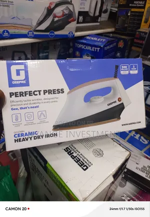 Geepas Heavy Duty Dry Iron. Heavy Duty Iron
