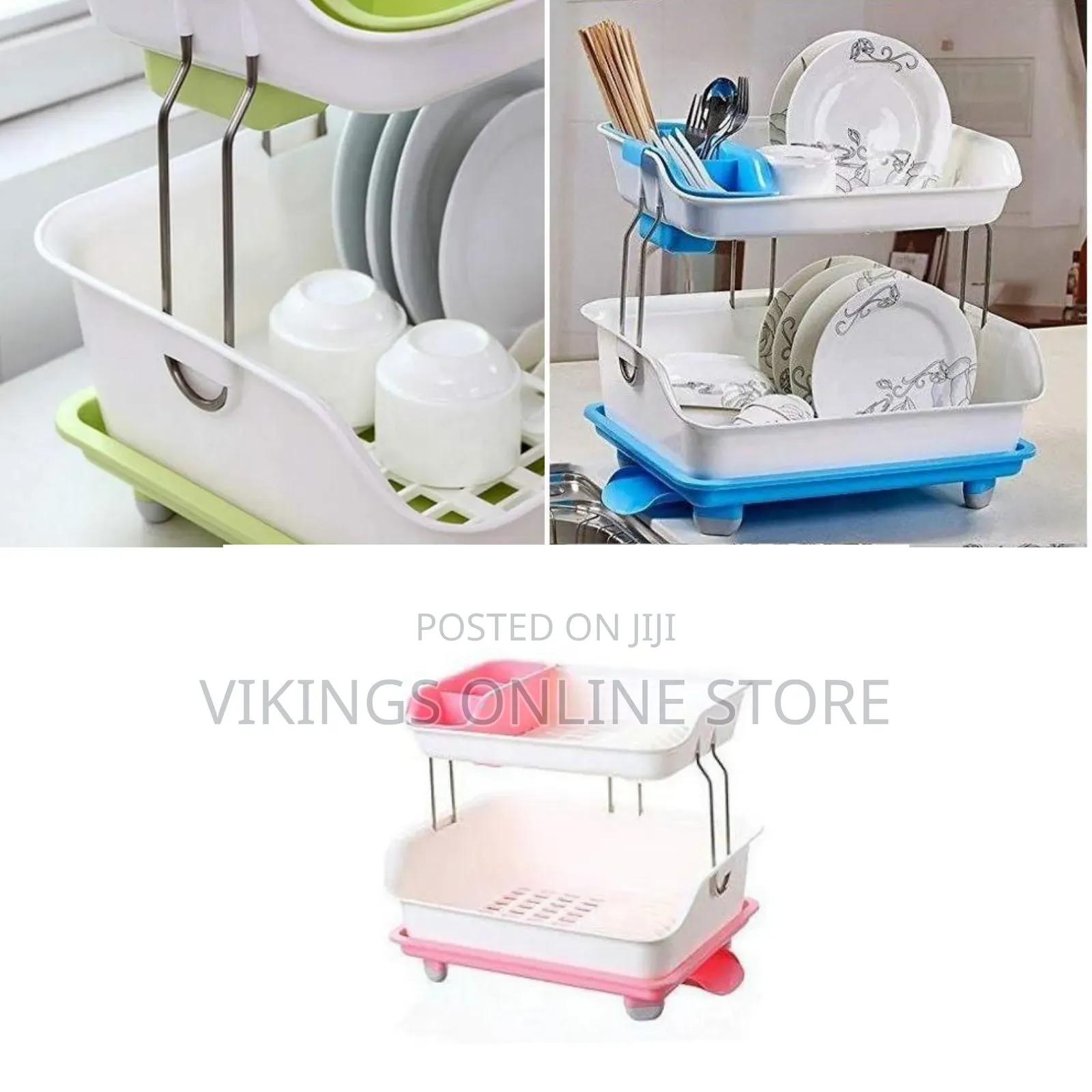 2 Tier Kitchen Sink Dish Drainer