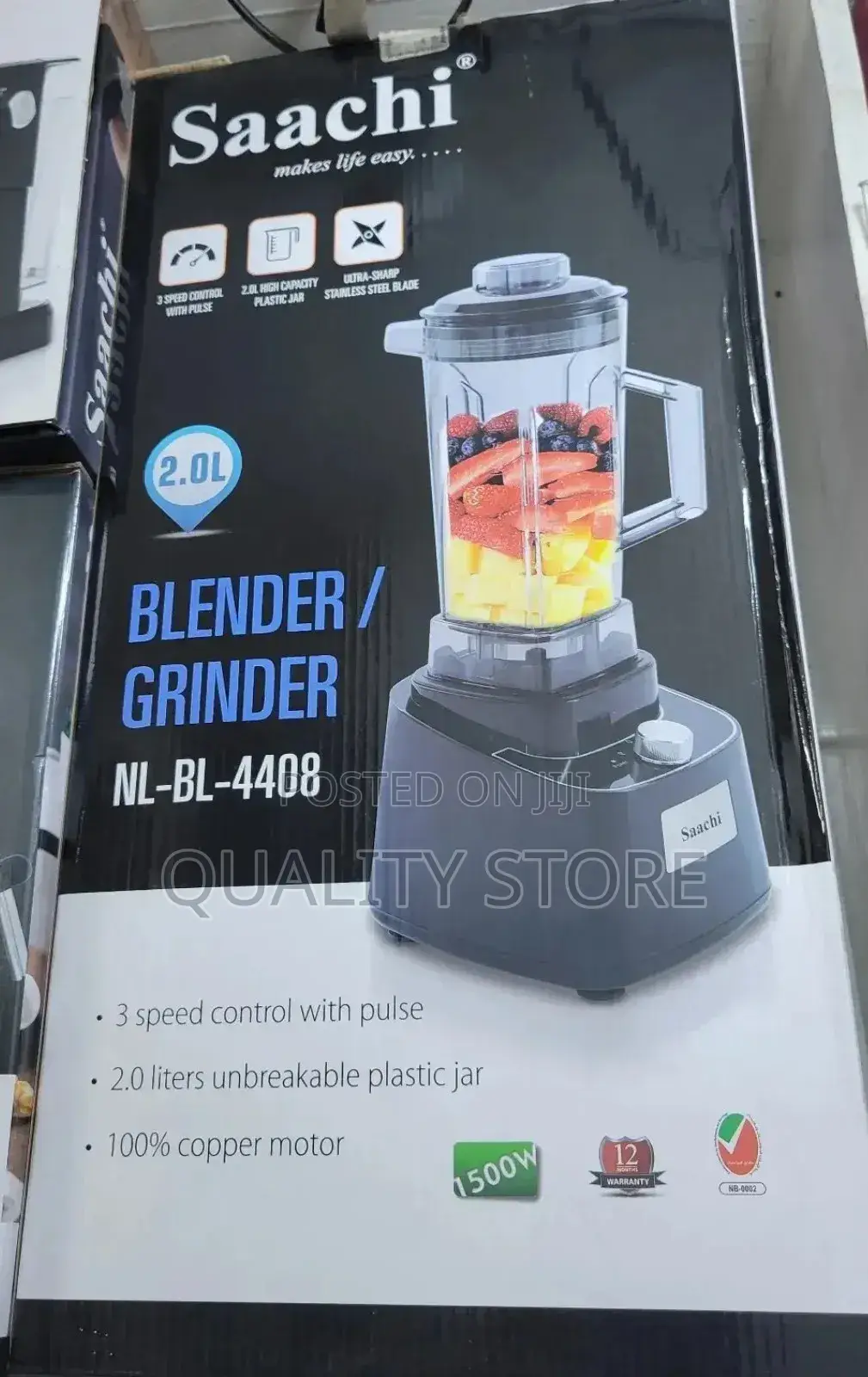 Saachi Electric Blender 2 L Nl-Bl-4408