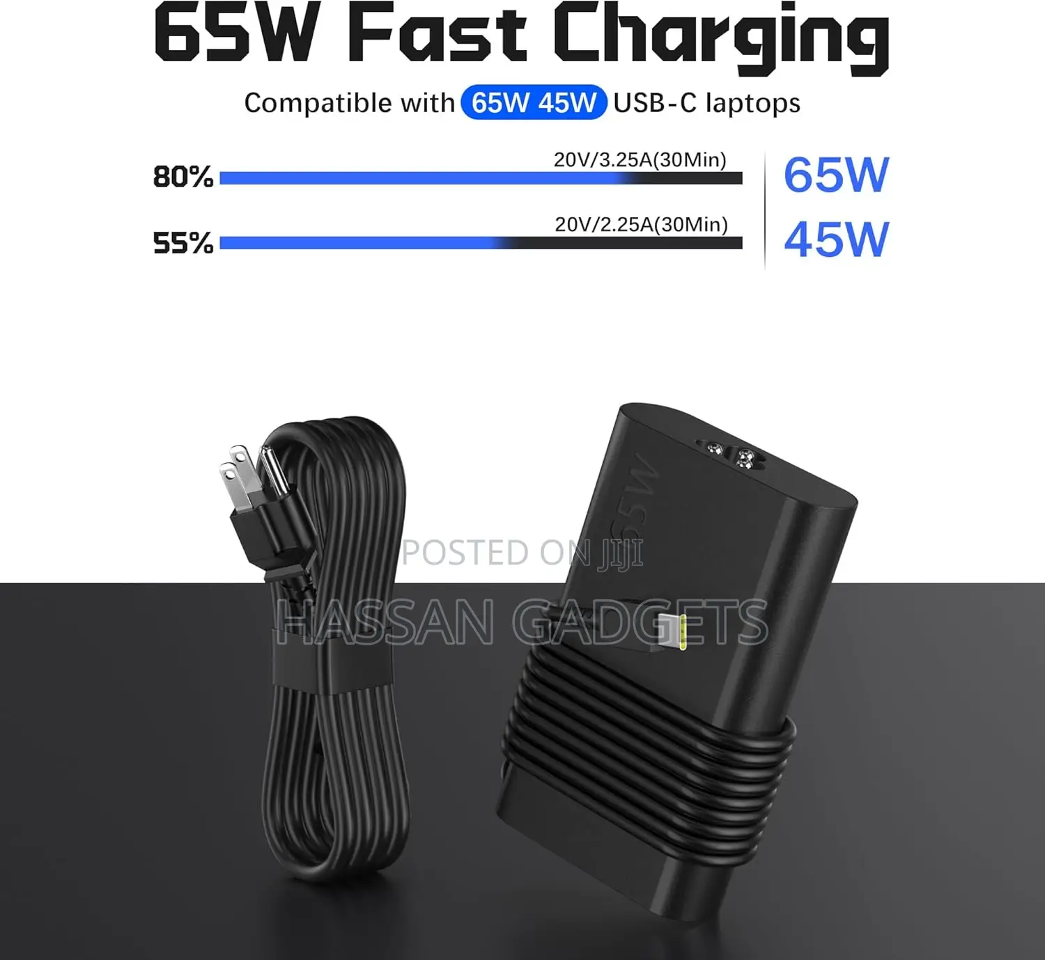 65w Lenovo Laptop Charger Usb C Compatible With Lenovo
