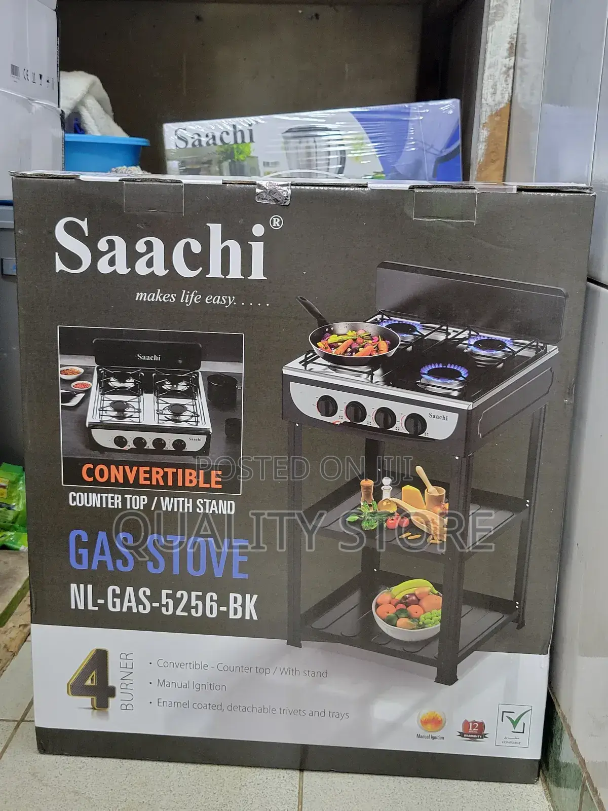 Saachi 4 Gas Burner Gas Stove