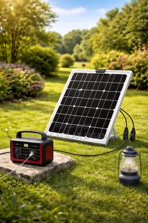 20w 12v Mono Solar Panel Small System CCTV Lighting Kampala