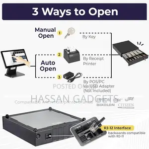 Volcora Cash Register Drawer For Point Of Sale (Pos) System,
