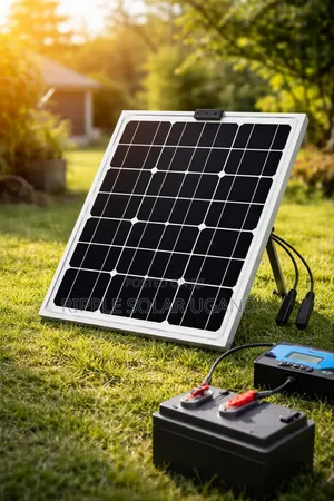 30w Solar Panel 12v Monocrystalline Black High Efficiency Kampala