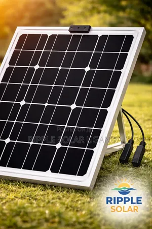 30w Solar Panel 12v Monocrystalline Black High Efficiency Kampala