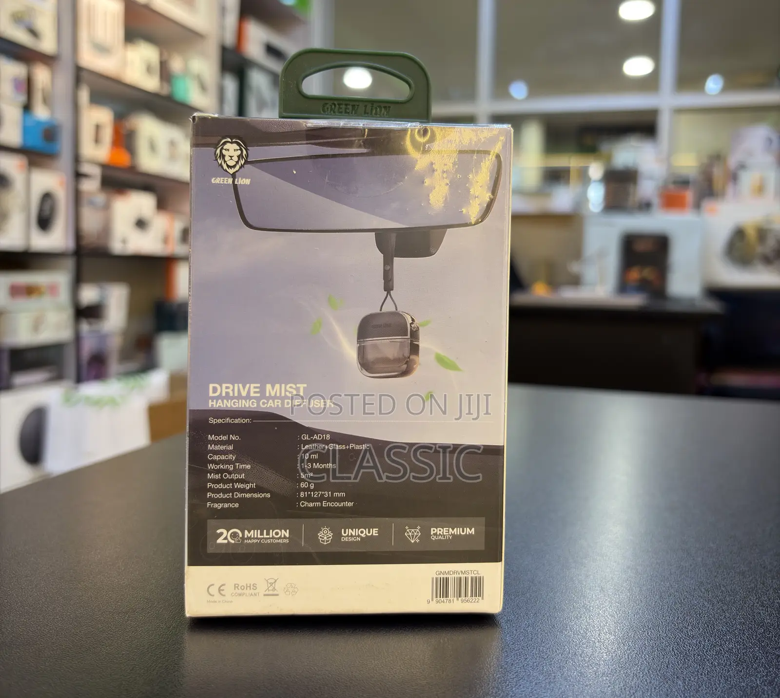 Green Lion Drive Mist Hanging Car Fragrance Diffuser