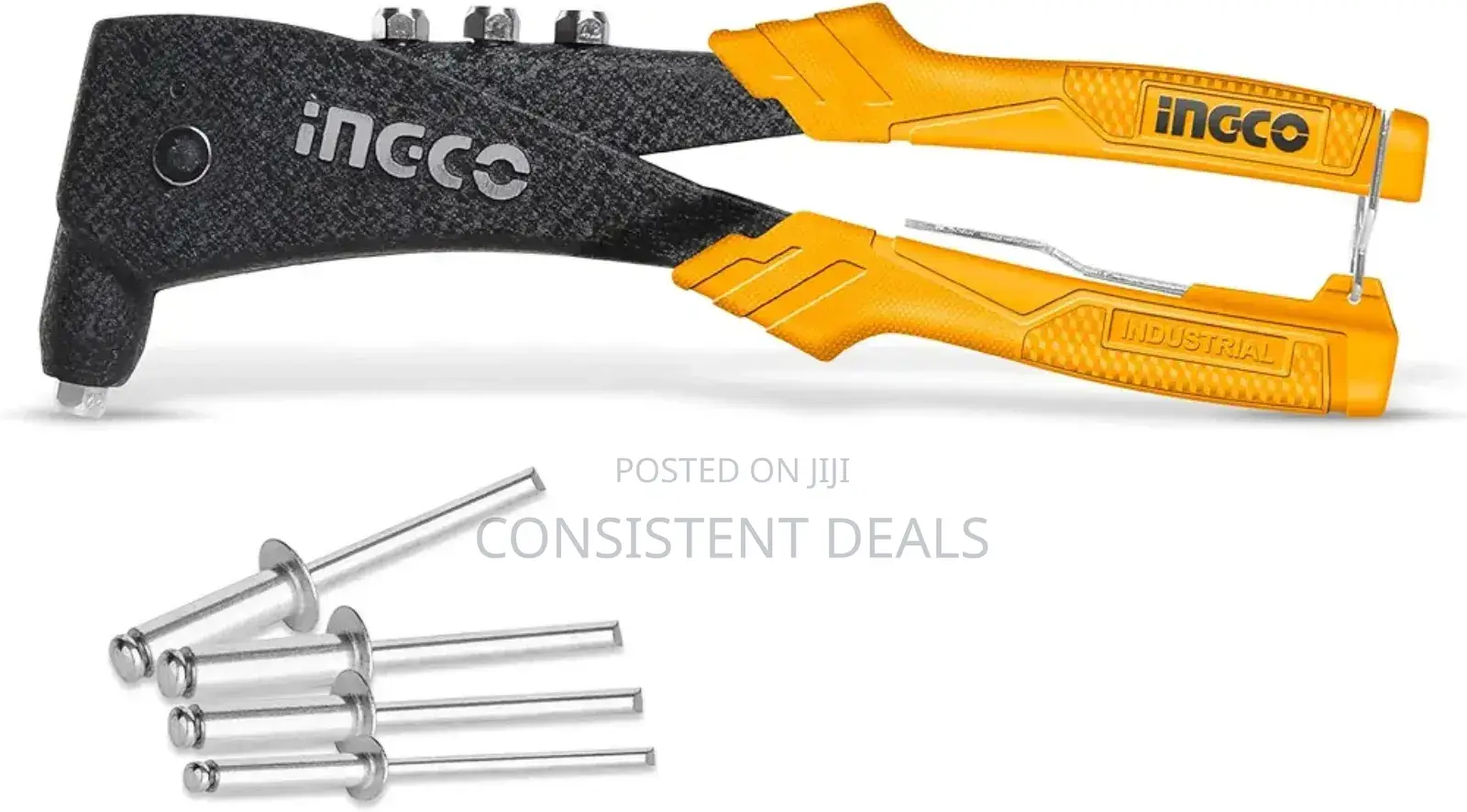 Ingco  Hand Riveter, Aluminium Alloy Body, Heavy-duty Hand Riveter,