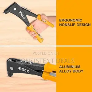 Ingco  Hand Riveter, Aluminium Alloy Body, Heavy-duty Hand Riveter,