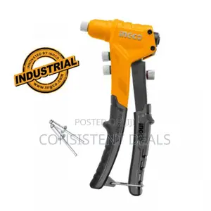 Ingco Hand Riveter 8" (For Stainless Steel, Aluminum & Steel Rivets)