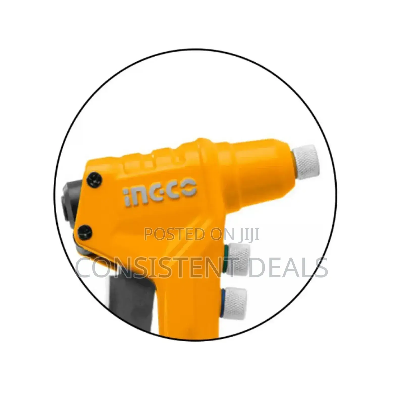 Ingco Hand Riveter 8" (For Stainless Steel, Aluminum & Steel Rivets)
