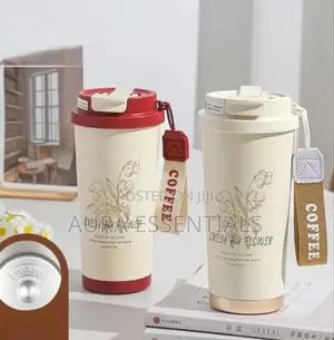 Stainless Steel Travel Mug With Temperature Display