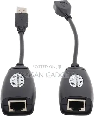 Usb Extender Over Rj45 Cat 6/5/5e, Ethernet Splitter to Usb Extension
