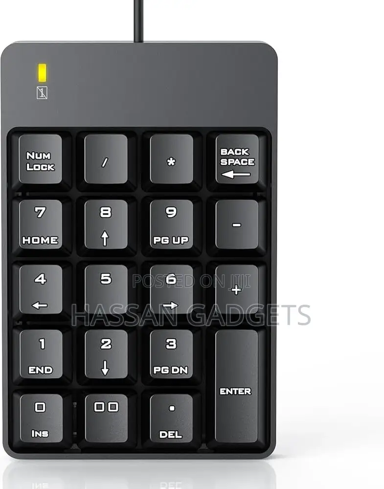 Usb Numeric Keypad 19 Key Number Keypad Keyboard for Laptop