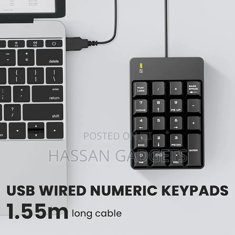 Usb Numeric Keypad 19 Key Number Keypad Keyboard for Laptop