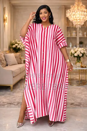 Red Stripped Free Dresses for Ladies