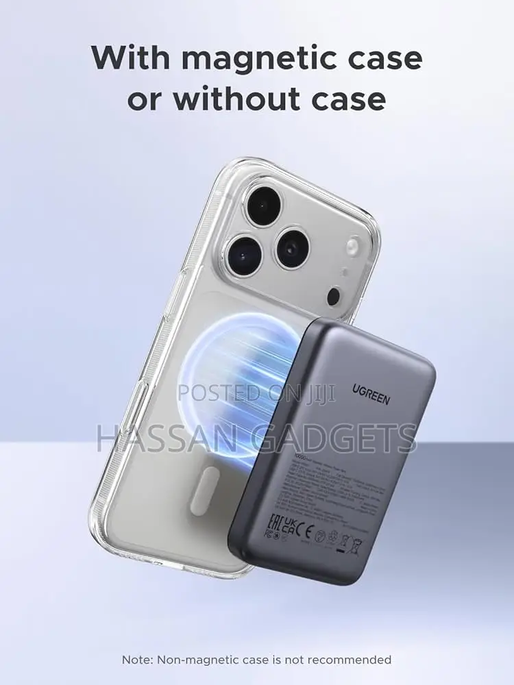 Power Bank,10,000mah Wireless Portable Charger, Pd 20w Fast Charging