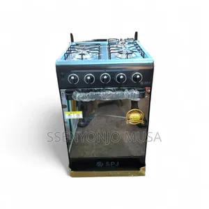 SPJ Cooker 50×50 - 3+1 Stove With Oven - 3 Gas Burners, 1000w Hotplate