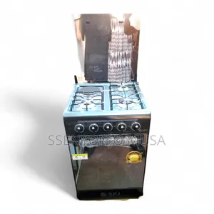 SPJ Cooker 50×50 - 3+1 Stove With Oven - 3 Gas Burners, 1000w Hotplate