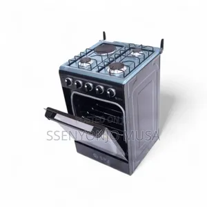 SPJ Cooker 50×50 - 3+1 Stove With Oven - 3 Gas Burners, 1000w Hotplate