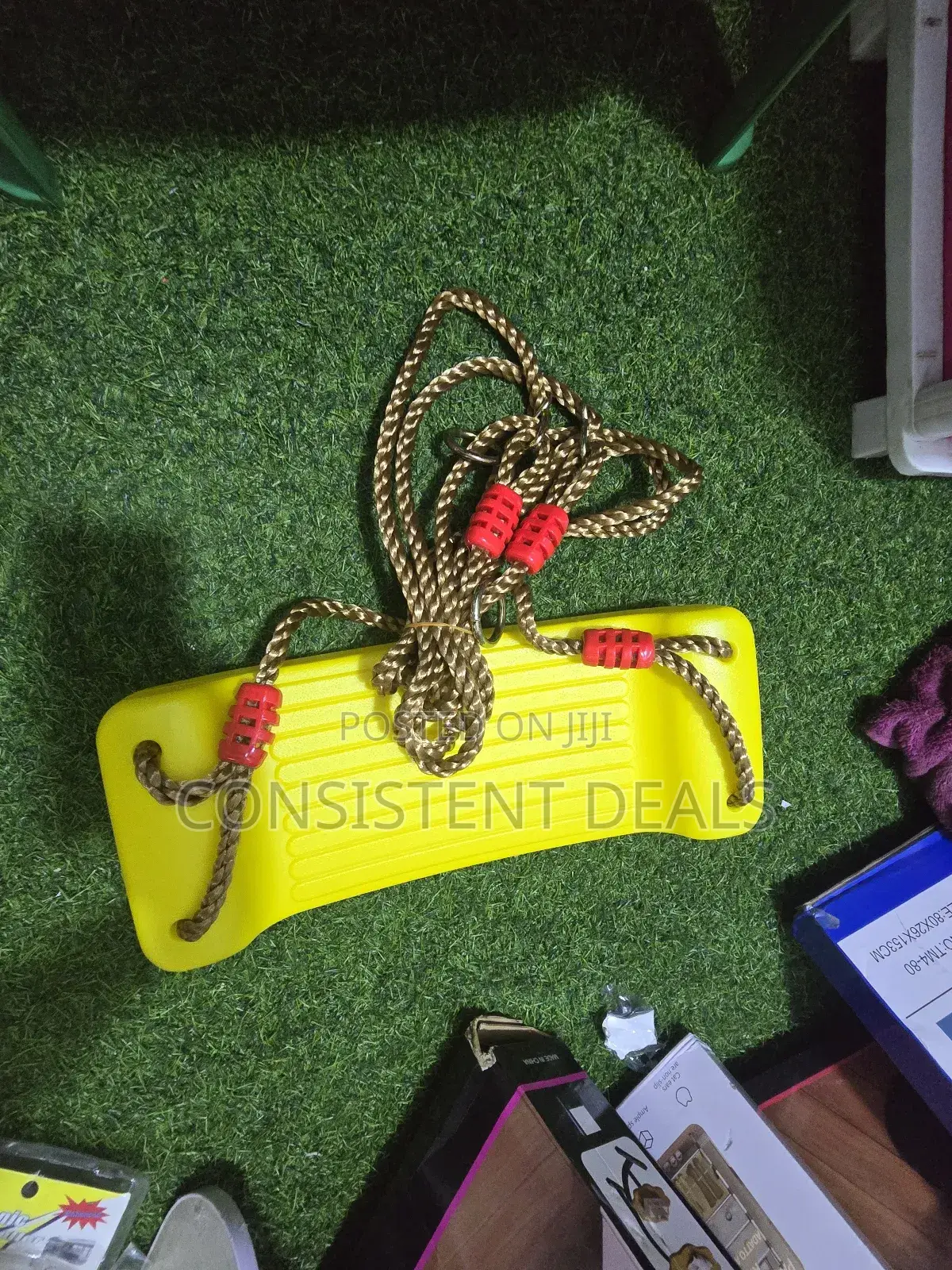 Plastic  Baby  Swing Seat With Ropes