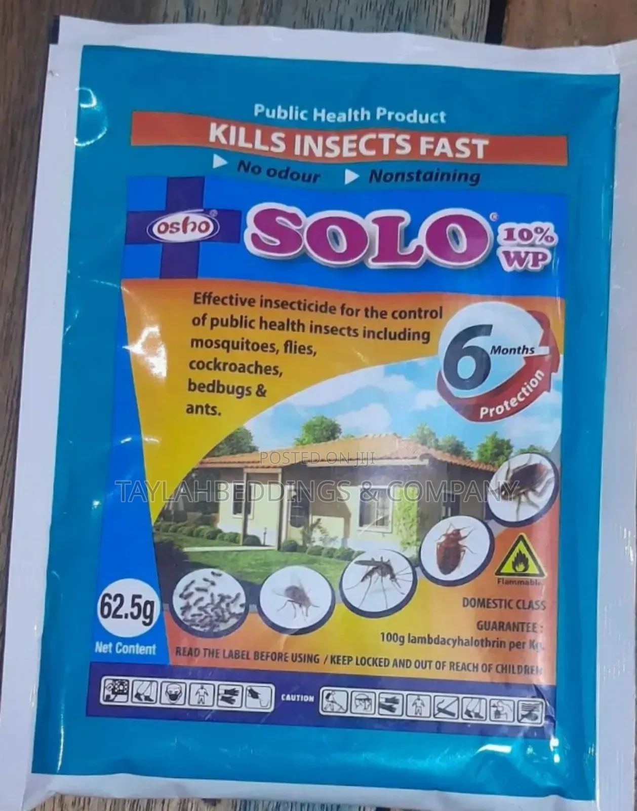 Solo Fumigation Insecticide for Bedbugs, Mosquito, Cockroaches Etc