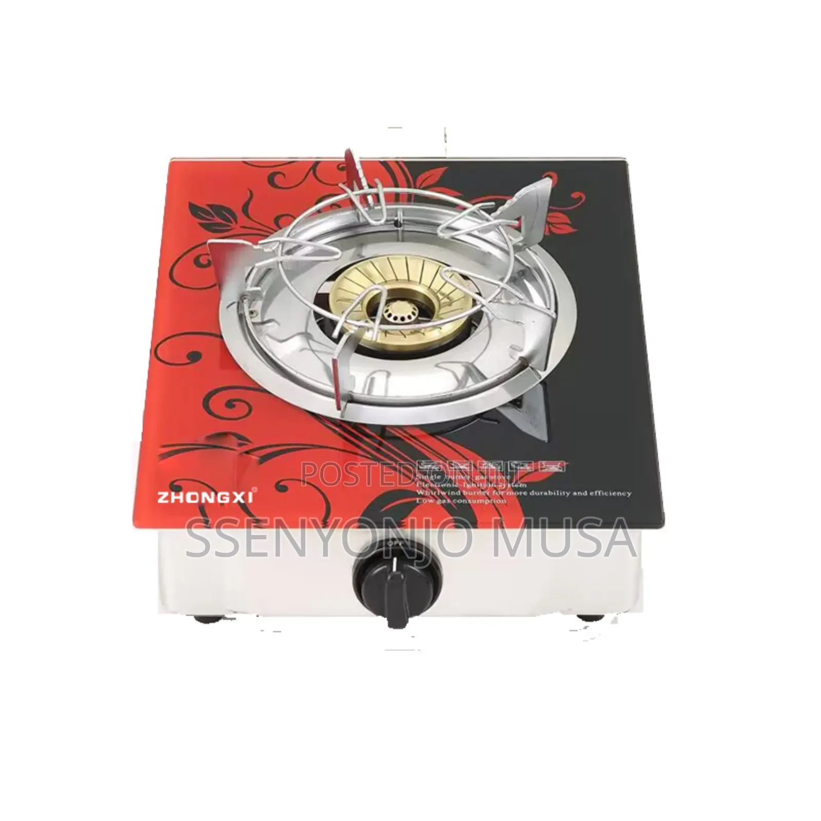 Classy Touch Ct-1892 1 Burner Gas Stove - 7mm, Auto Ignition