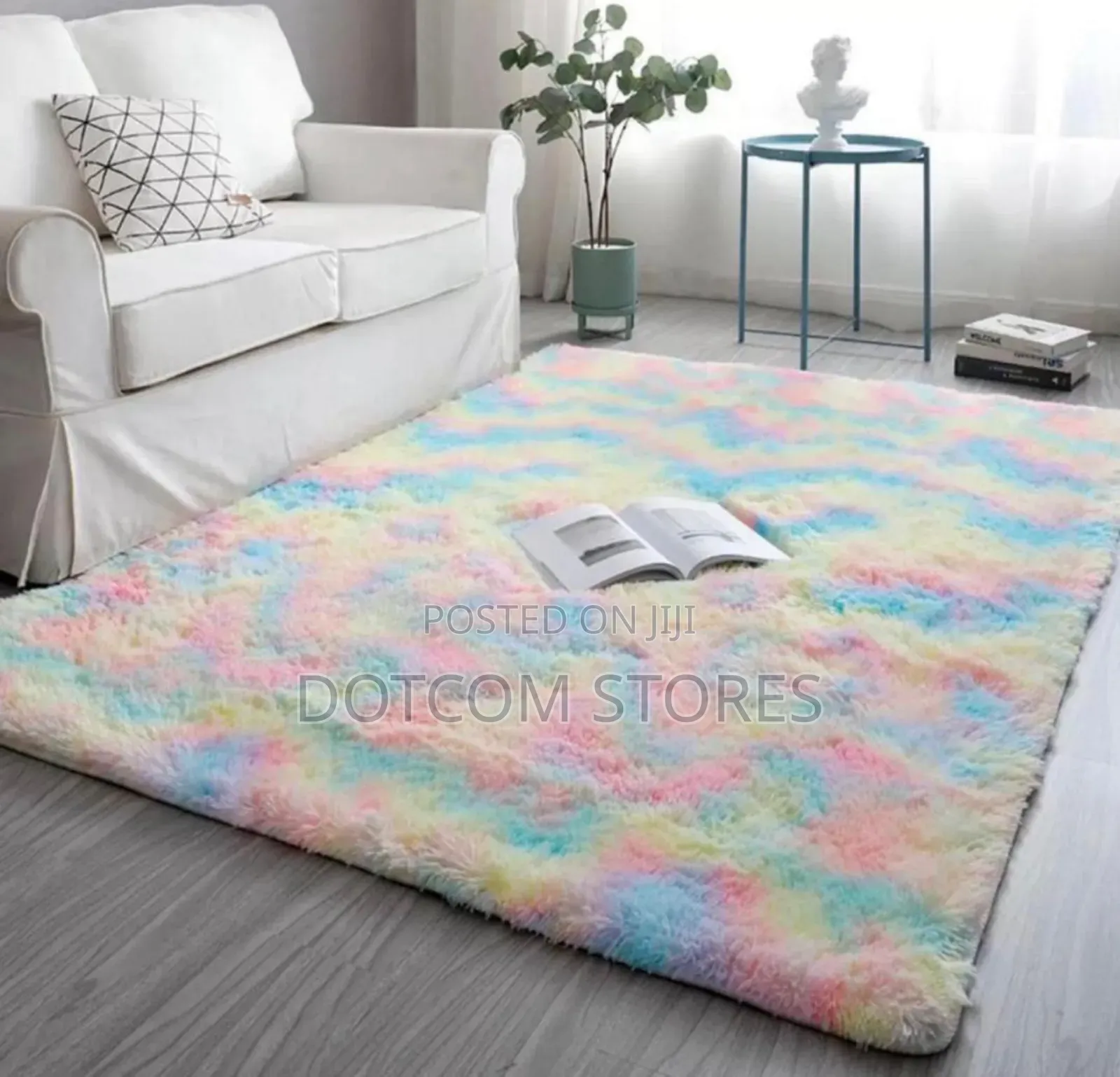 Carpet Rainbow Fluffy Shaggy Rug
