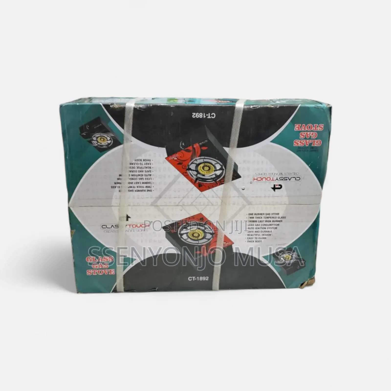 Classy Touch Ct-1892 1 Burner Gas Stove - 7mm, Auto Ignition