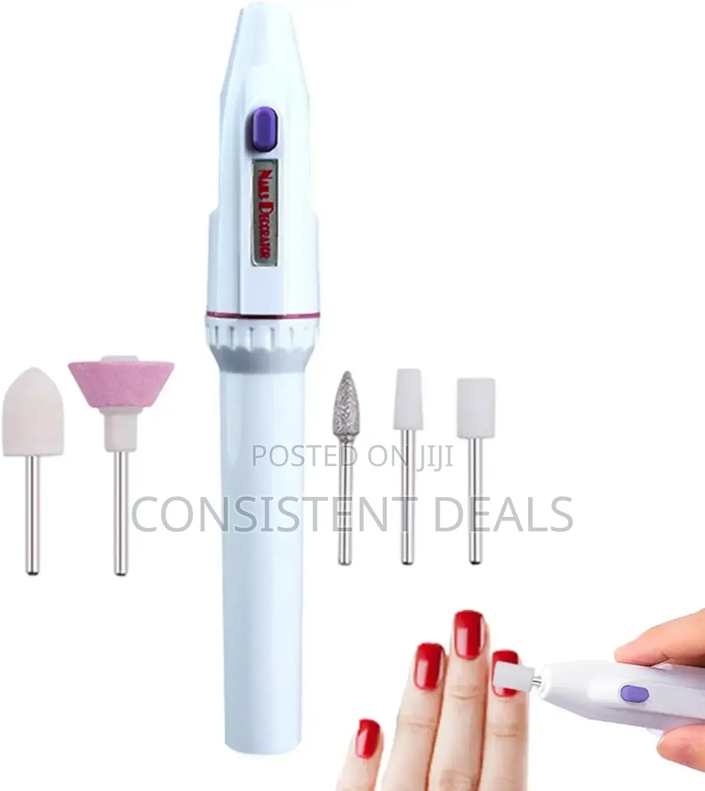 Electric Nail Drill Machine, 5-speed Nail Drill Set