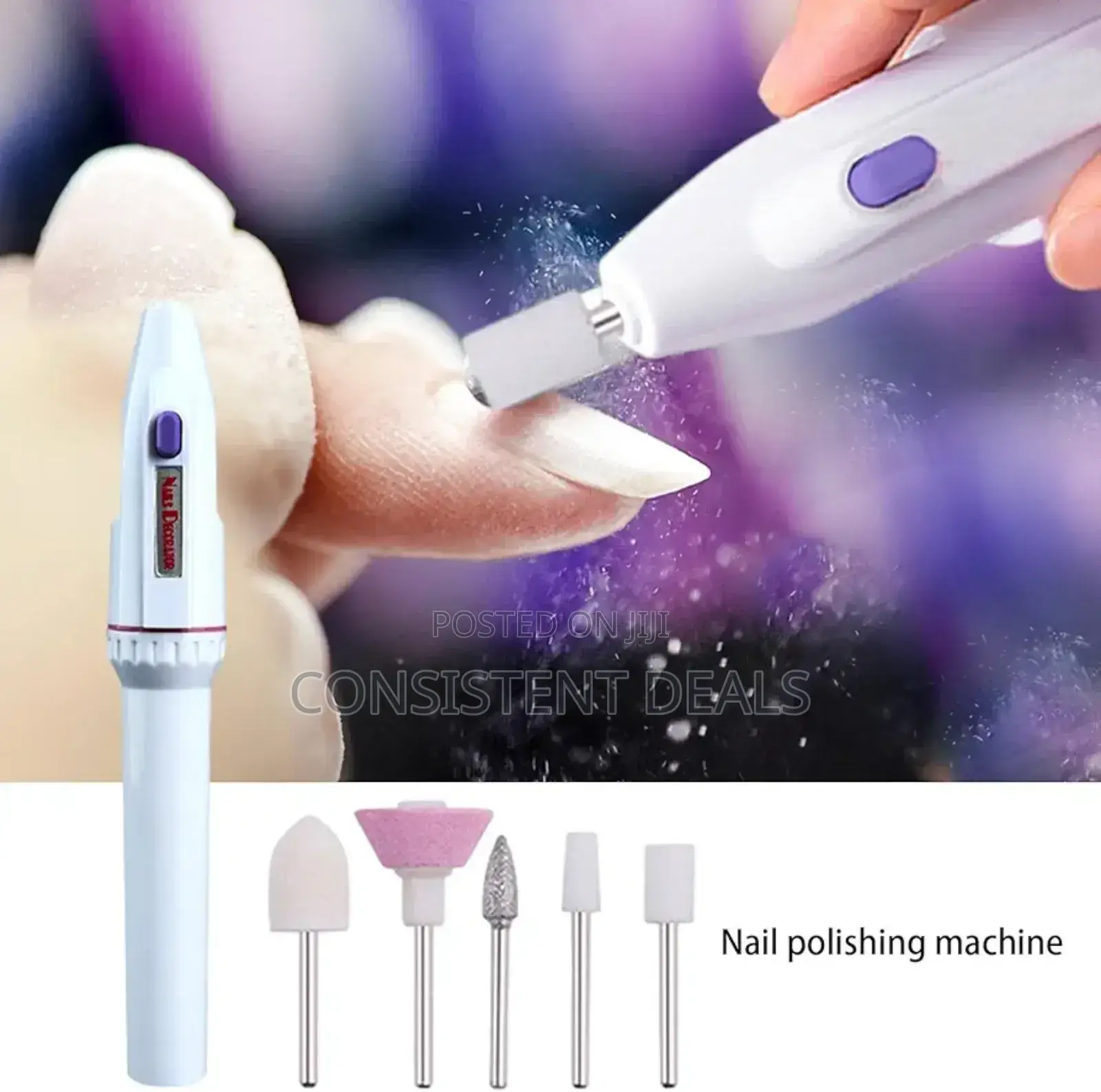 Electric Nail Drill Machine, 5-speed Nail Drill Set
