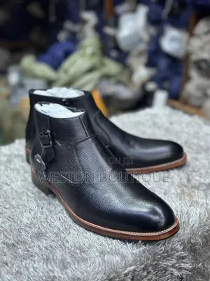 Buckled Original Premium Quality Leather Casual Boots