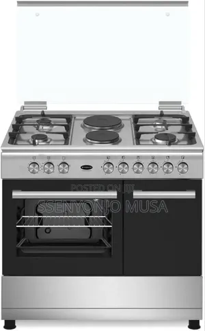 Xper 90x60 Full Gas Cooker - 5 Burner Stove With Oven Gas-
