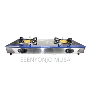 Sonashi Gas Burner /Stove -SGB-202gn Glass/Stainless Steel Double