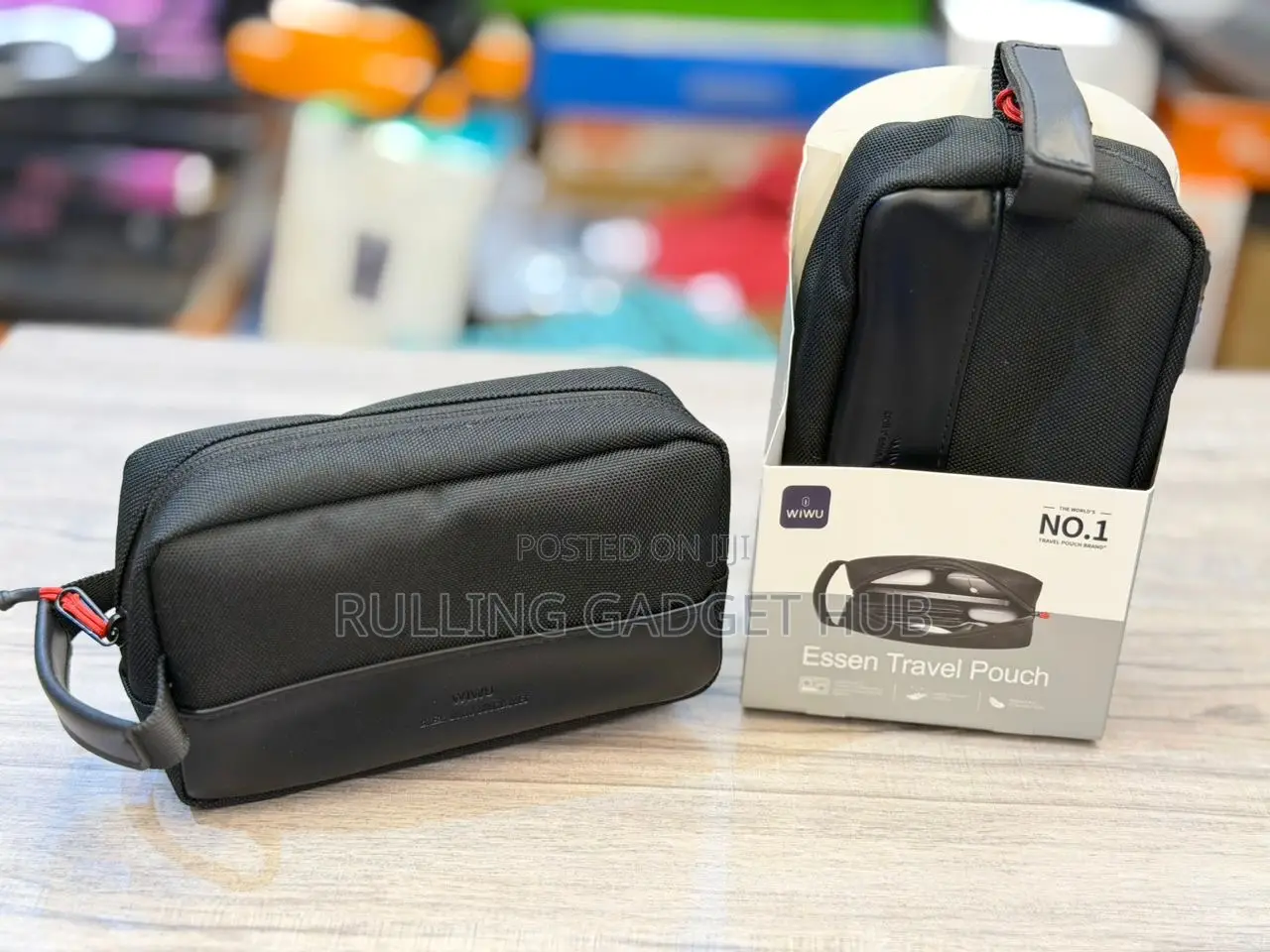 Wiwu Essen Travel Pouch, Compact Lightweight Water Resistant