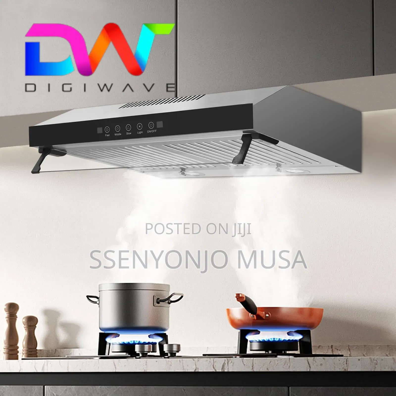 Dw Chimney Cooker Hood - Household DWRH-6005t-900w, 60x60cm