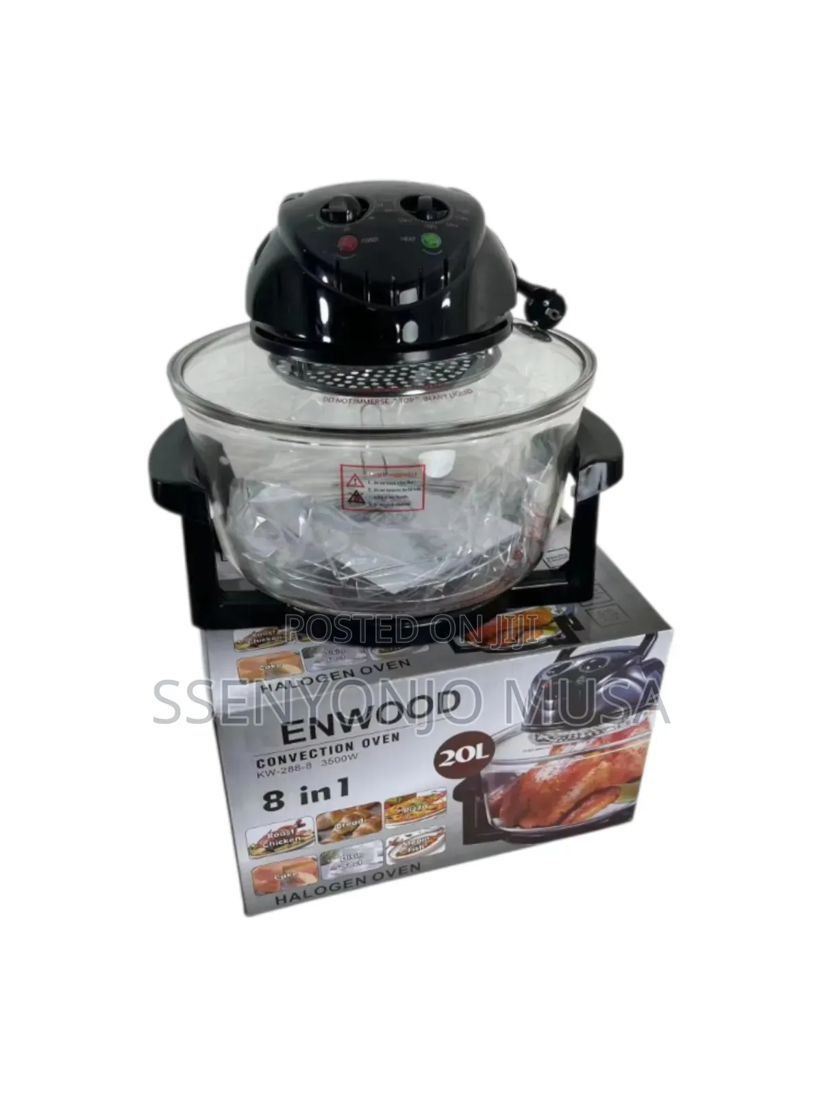 Kenwood 20l Halogen Oven Kw-288-8 |8-in-1 Multi Cooker 3500w