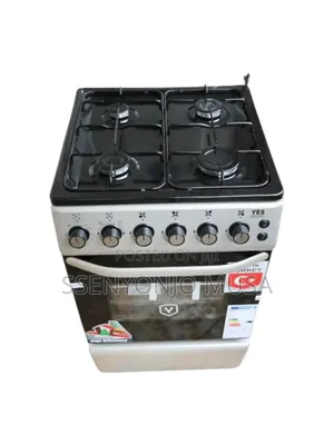 Yes Cooker 60x60cm Fully Gas - 4 Gas Burner Oven -