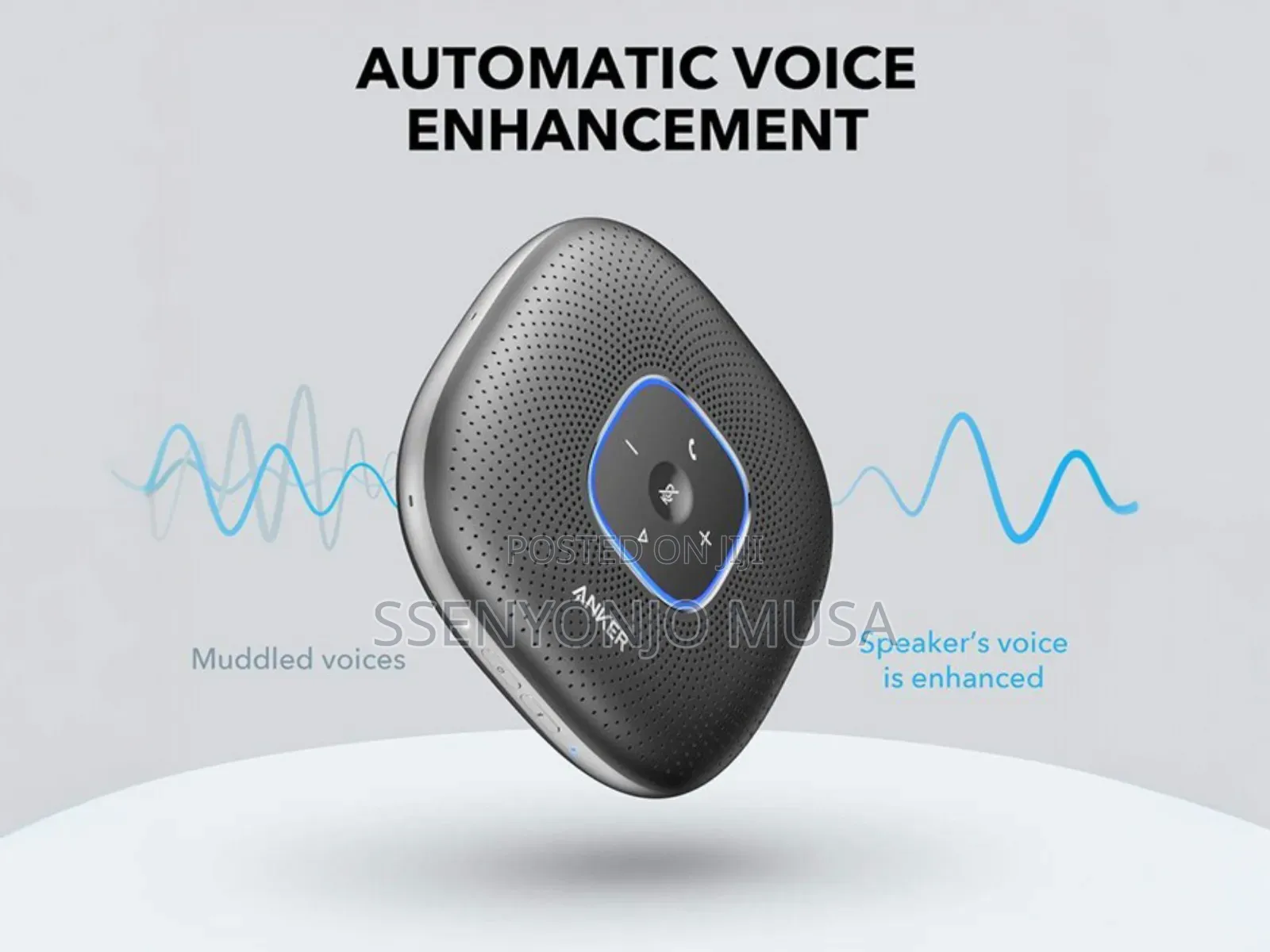 Anker Powerconf Portable Conference Speakerphone-Ultra Clear