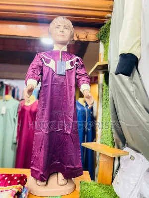 Kids Khamis/ Kanzu Purple