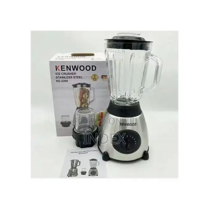 Kenwood 2 in 1 Electric Glass Blender With Meal Greate