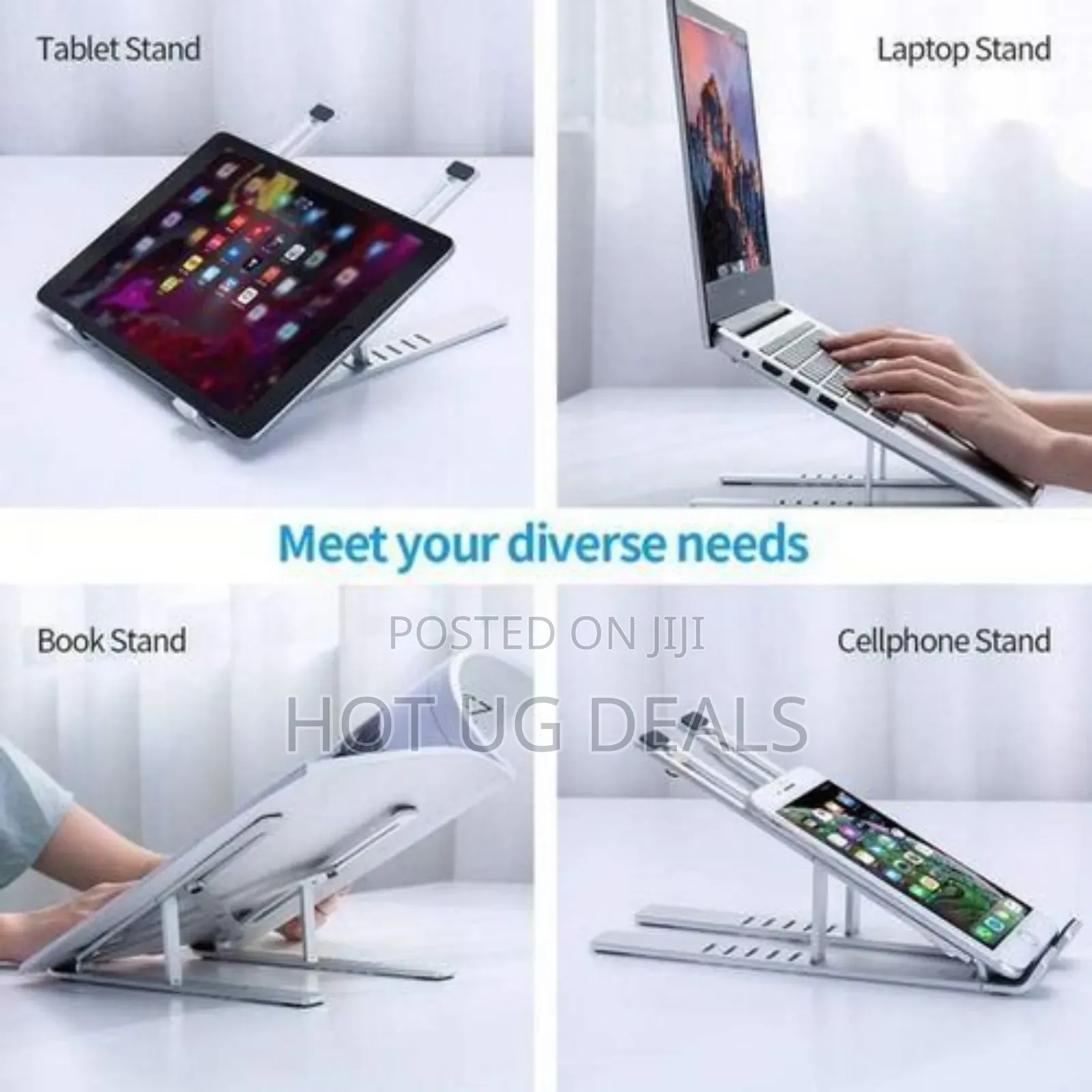 Metal Foldable Laptop Tablet Stand