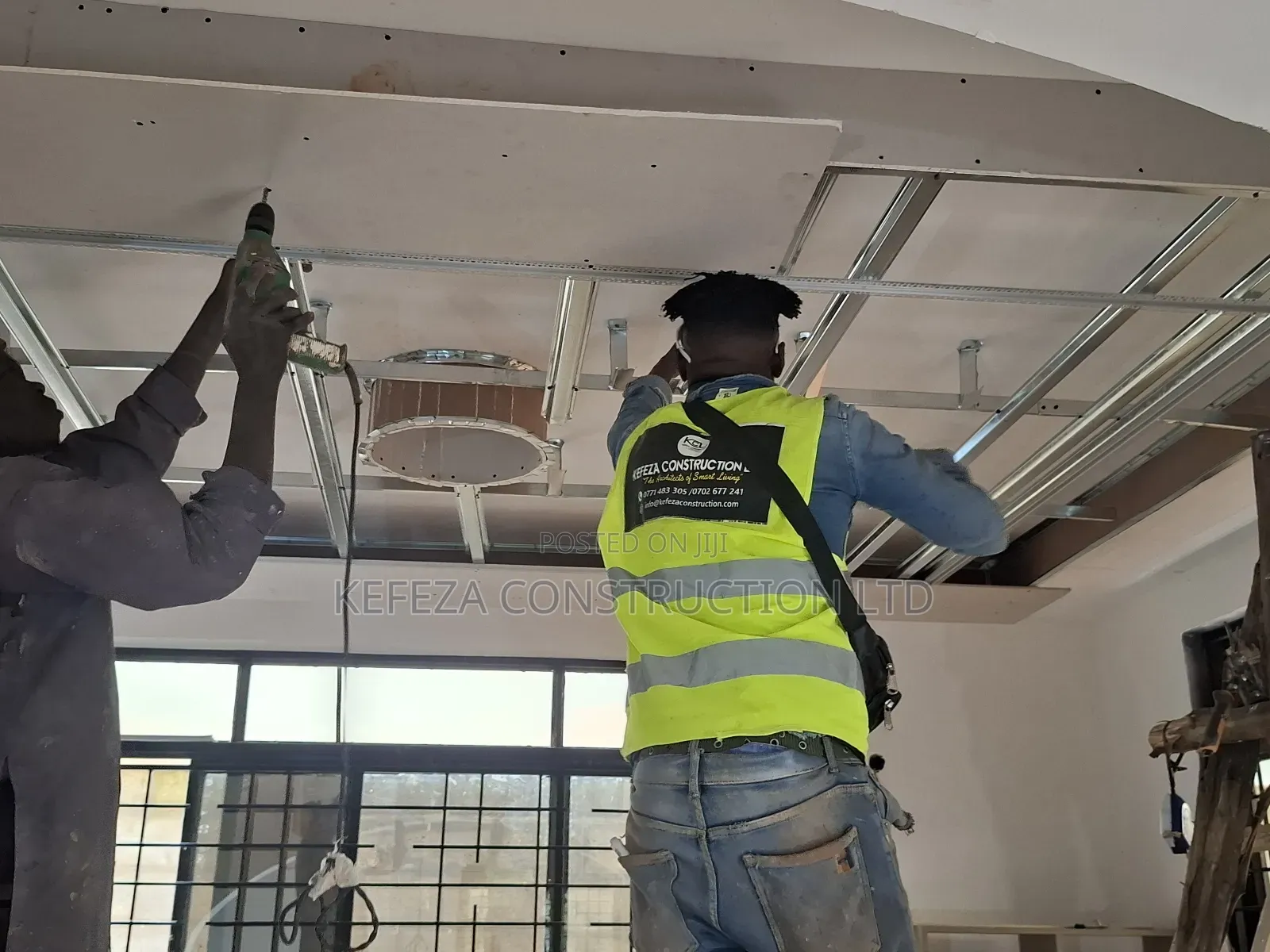 Kefeza Construction Limited on Gypsum Ceilings and Finishing