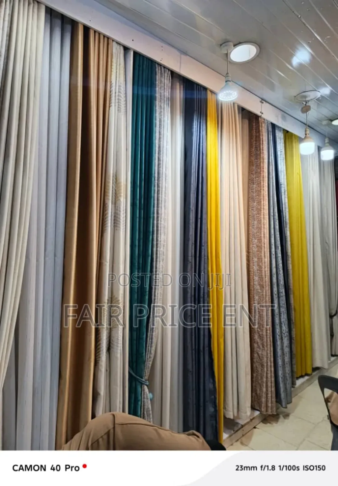 Executive Curtains. Already Made. 3 Metres.( Brown)