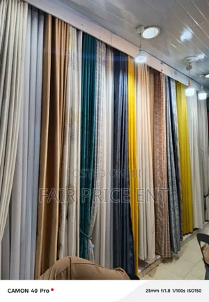 Executive Curtains. Already Made. 3 Metres.( Brown)