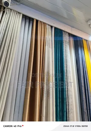 Executive Curtains. Already Made. 3 Metres.( Brown)