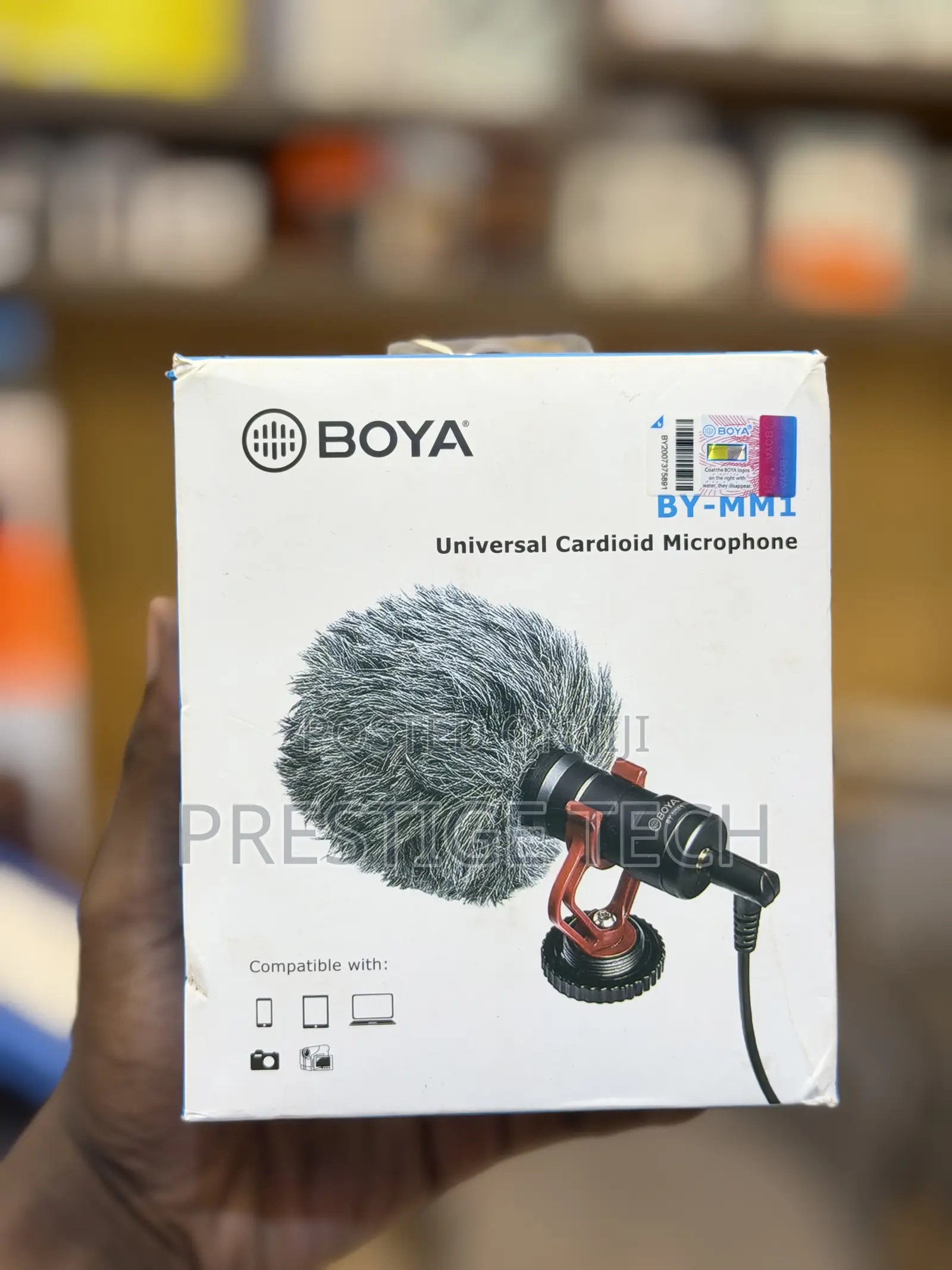 Boya By Mm1 Universal Camera Microphone Cardioid Shotgun Microphone