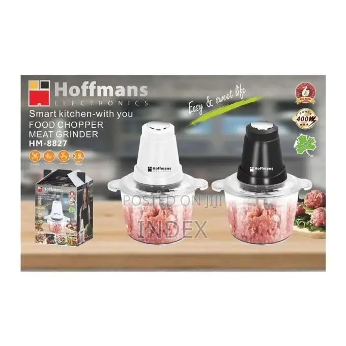 Hoffmans Hm-8827, Food Chopper, Meat Grinder - Clear